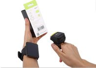 Mini Finger Portable Ring Barcode Scanner, Bluetooth 1D Reader Barcode Wearable