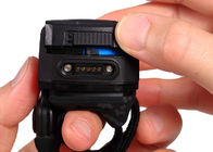 Mini Finger Barcode Scanner 2D CMOS Bluetooth Barcode Reader Dengan Pengisi Daya Baterai