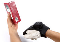 2D Bluetooth Finger Barcode Scanner Glove Dipasang Untuk Industri / Pusat Perbelanjaan