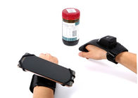 Sarung tangan nirkabel Pemindai Kode Batang Laser Pembaca Kode Batang 1D 2D QR Scanner Bar dpt dipakai