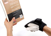 Warna Hitam Mini 2D Bluetooth Barcode Scanner Handfree Dengan Glove Wearable