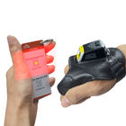 Finger Trigger Palm Glove Wireless QR Code Scanner 550mAh Baterai yang Dapat Diganti