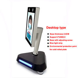 Termometer Inframerah Pengenalan Wajah Termal Jaringan Tablet Kamera Layar LCD 8 Inch