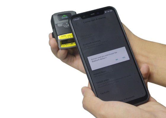 Murah Rugged IP65 Wearable Blue tooth Bar code Reader 1D 2D Ring Finger Wireless Barcode Scanner
