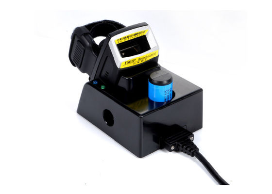Murah Rugged IP65 Wearable Blue tooth Bar code Reader 1D 2D Ring Finger Wireless Barcode Scanner
